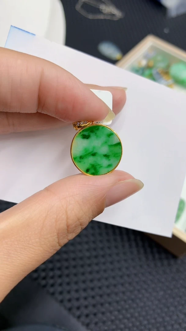 【闪购商品】翡翠颈饰银S925镶嵌            8