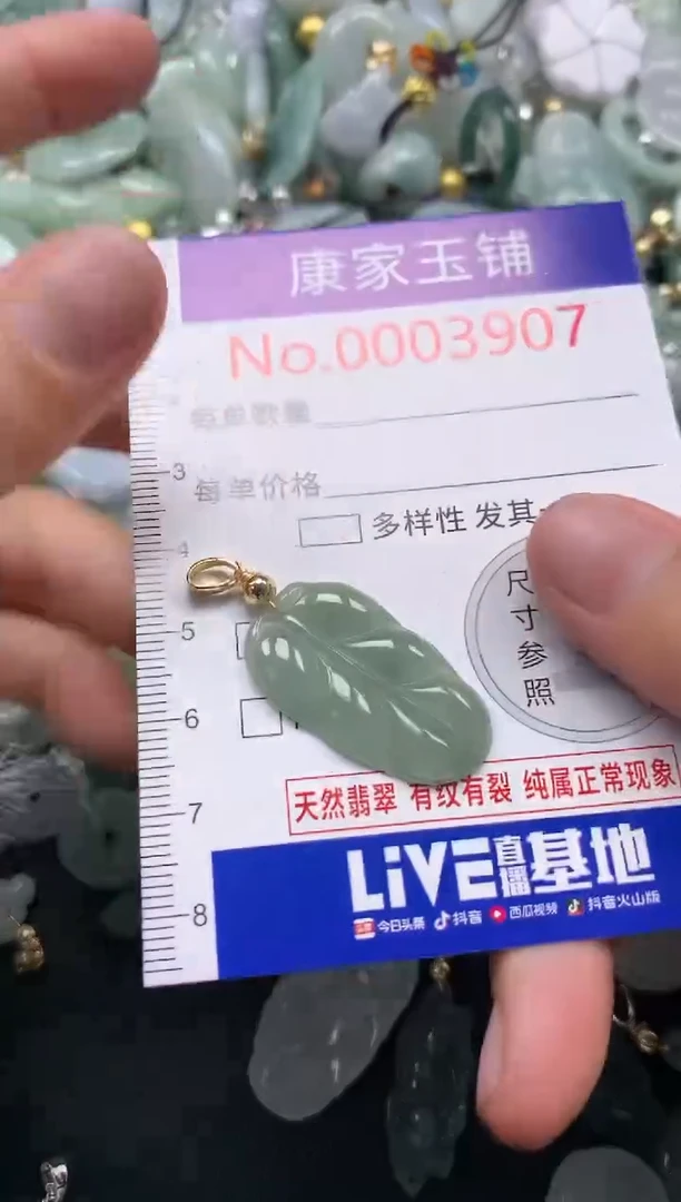 颈饰未镶嵌翡翠3907