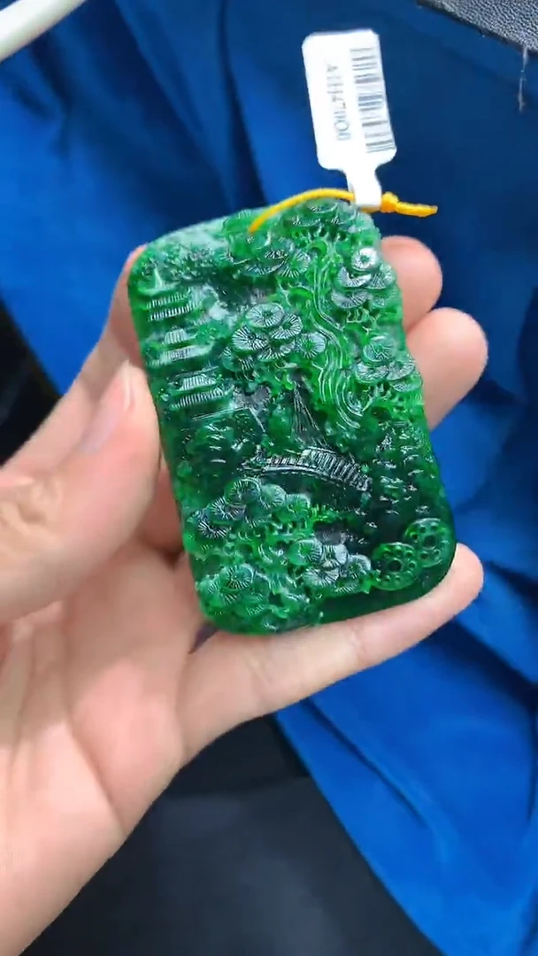 颈饰未镶嵌翡翠霖*霏天然缅甸a货翡翠