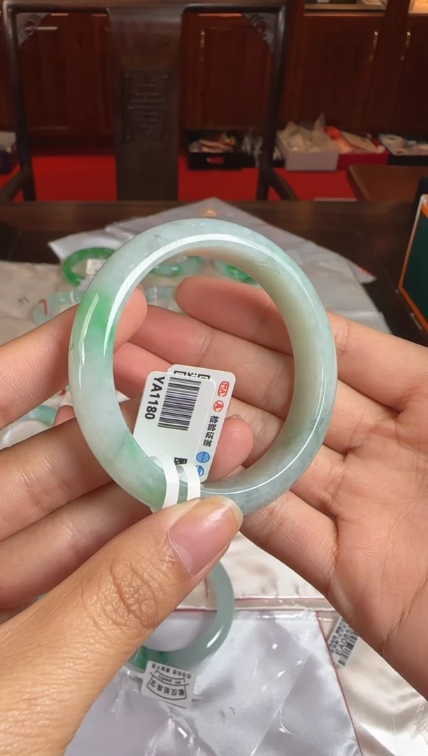 未镶嵌手镯翡翠54正圈YA1180(100元运营费