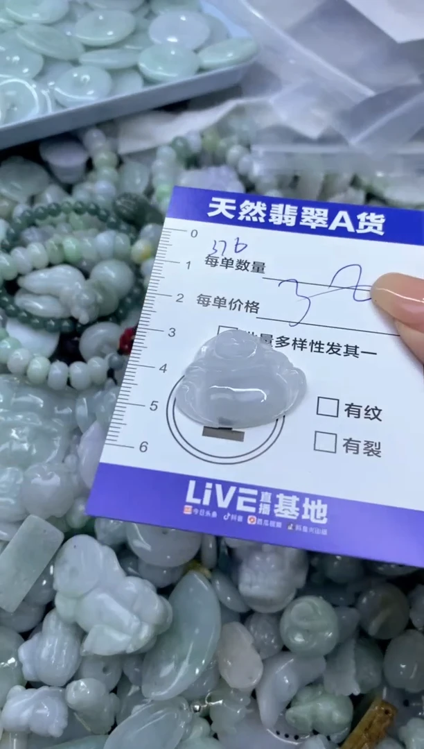 颈饰未镶嵌翡翠天然翡翠A货批量多样性发一件