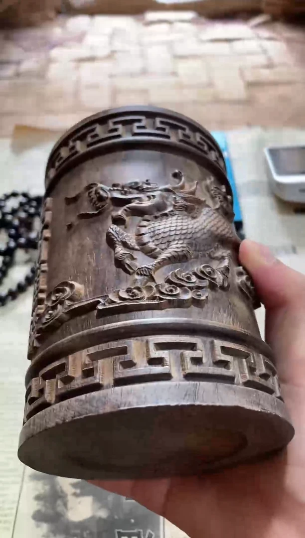 木笔筒摆件好物分享