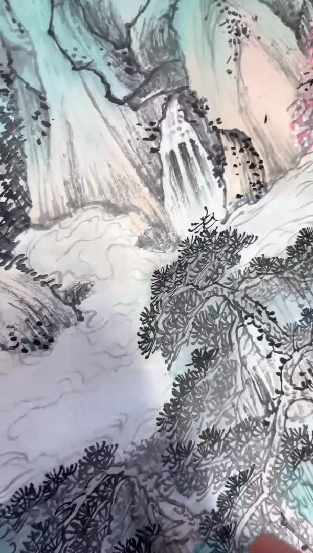 国画孙桂国老师作品，带合影证书4-16