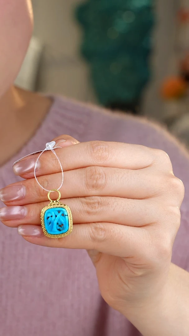 【闪购商品】绿松石吊坠(不含链)合金1111