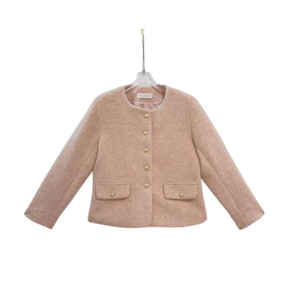 桐然精选215#冬季新款时尚休闲百搭显瘦冬天双面绒尼子外套上衣