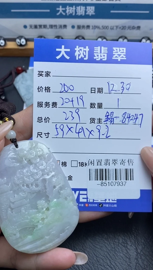 颈饰未镶嵌翡翠多人-85107937