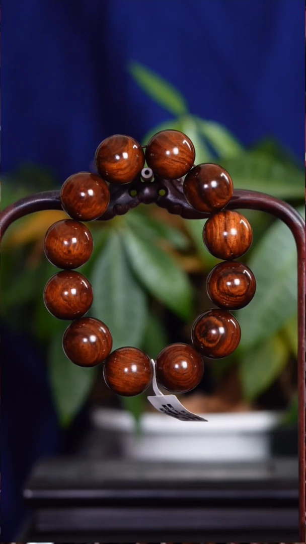 手串/手链黄花梨/降香黄檀老料紫油梨顺纹大黑线2.0