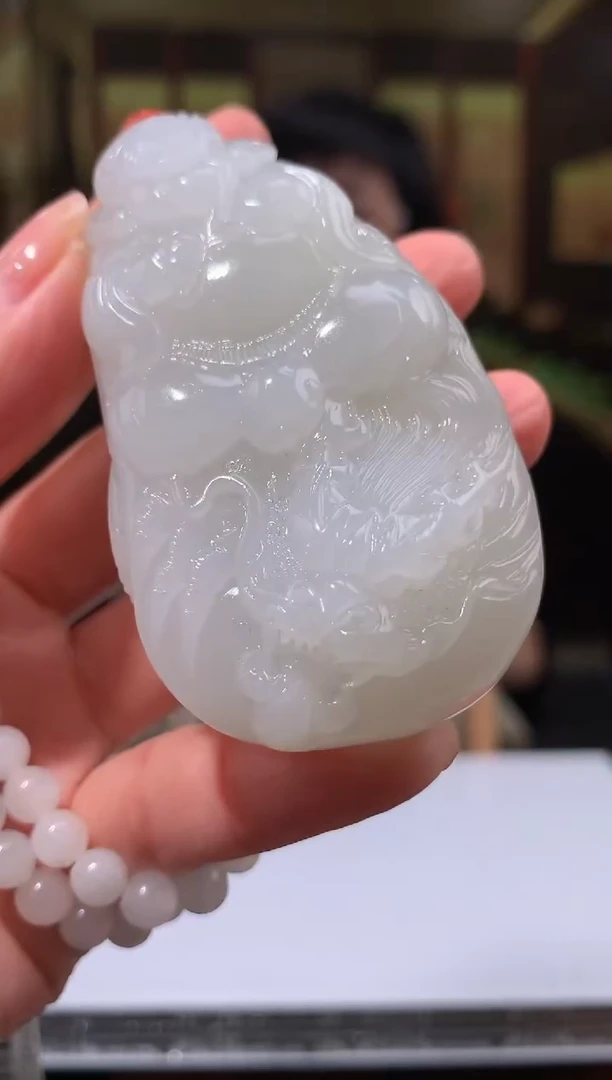 颈饰未镶嵌和田玉120765多样性发一