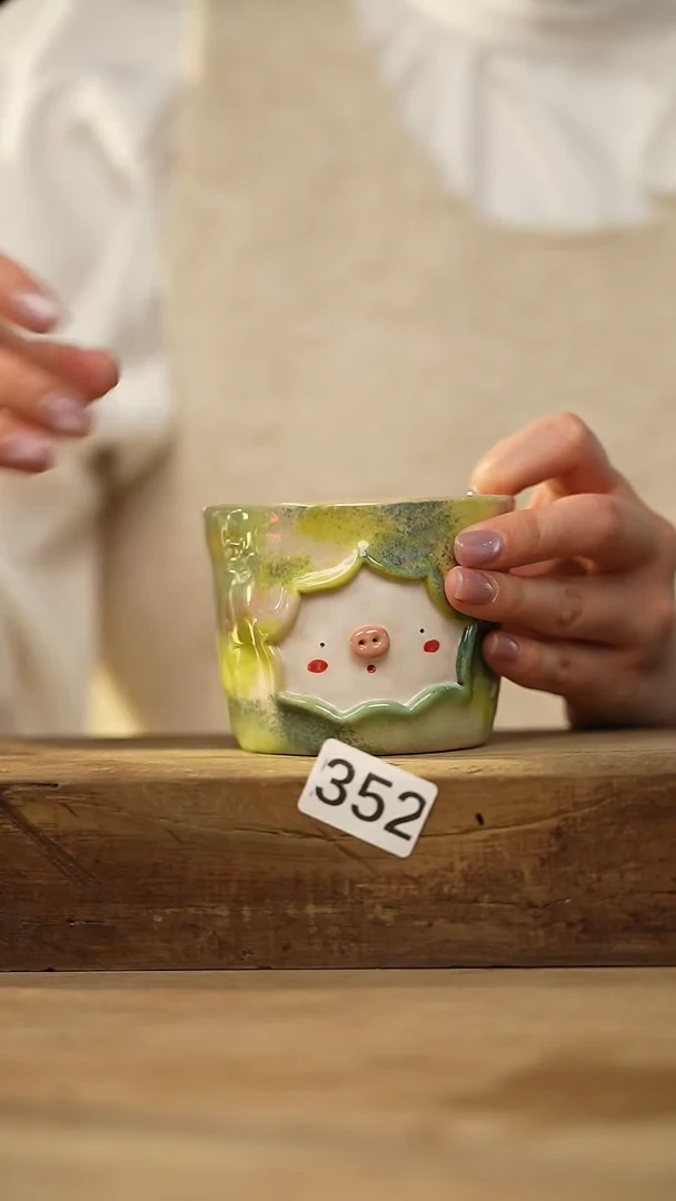 【闪购商品】瓷片手绘·杯/设计师 xudu 款
