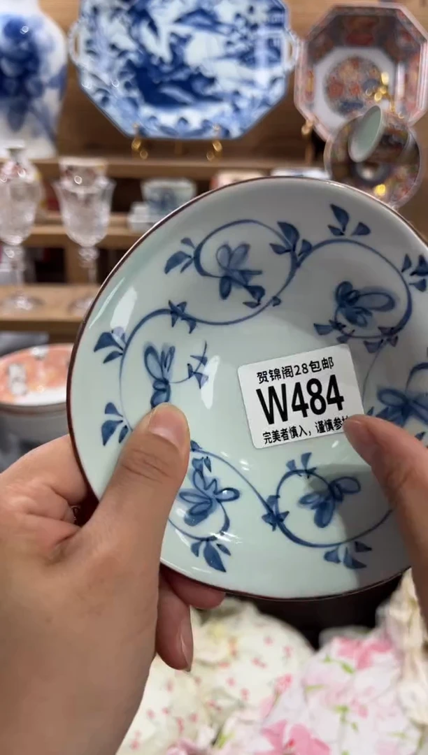 瓷片文*      W484