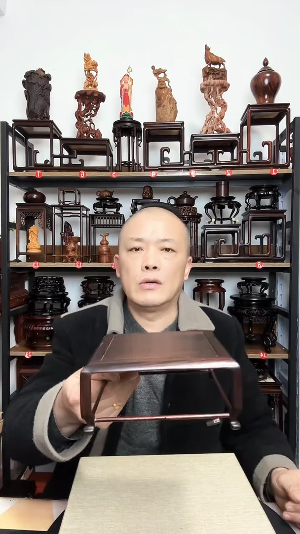 紫砂底座木16正方