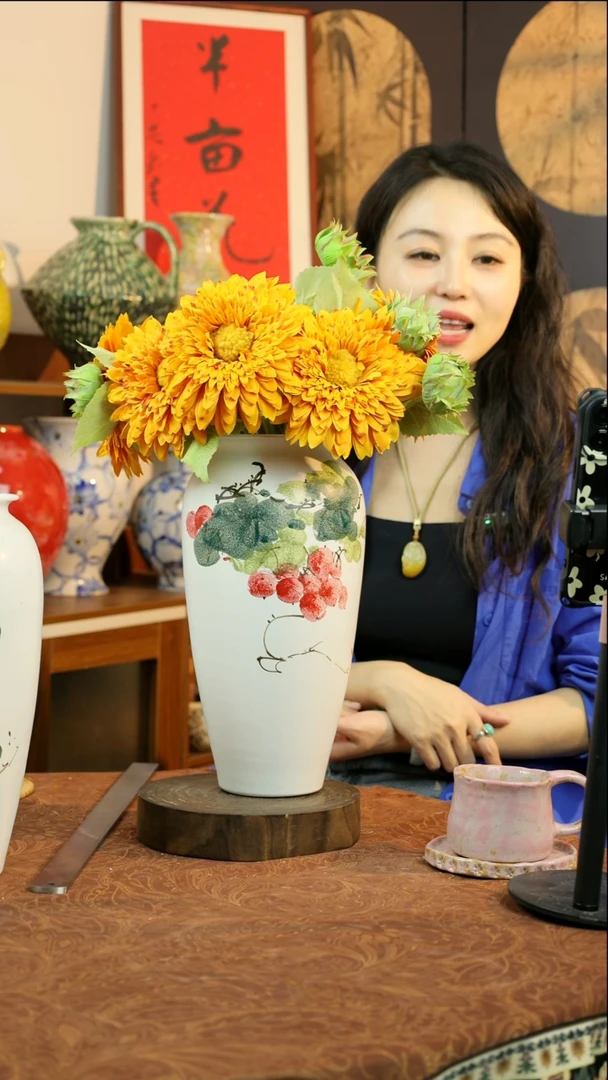 摆件景德镇宋韵系列花器2