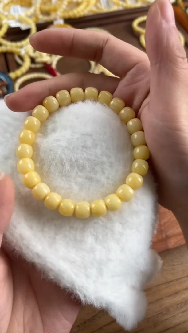 【闪购商品】蜜蜡裸石未镶嵌蜜蜡手串9没品控