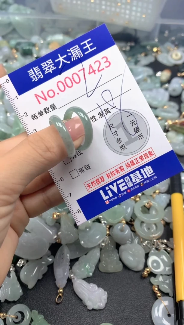 颈饰未镶嵌翡翠7423