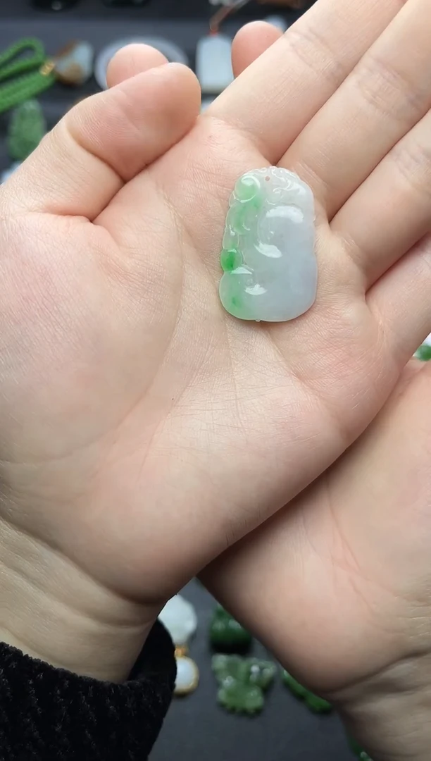 颈饰未镶嵌翡翠如意06