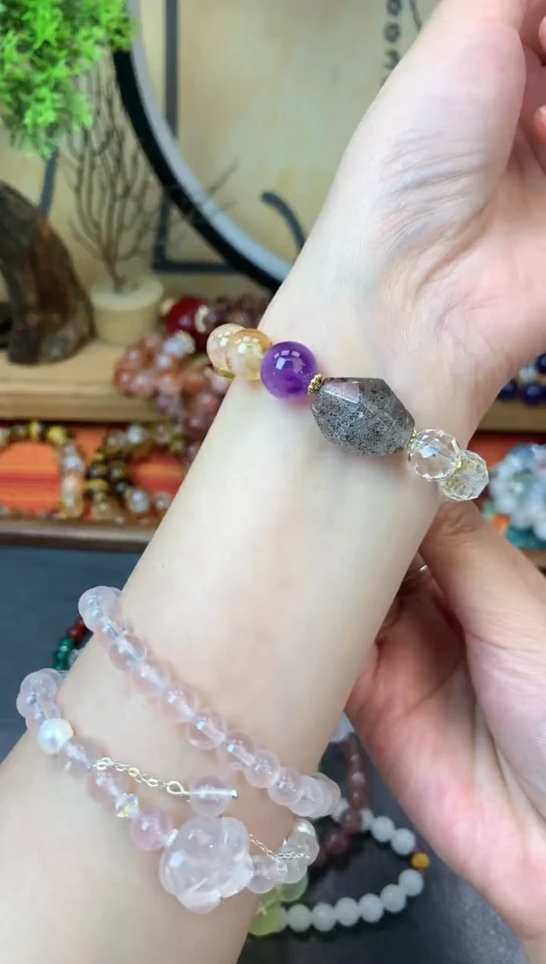 【闪购商品】黄晶手链未镶嵌189手串