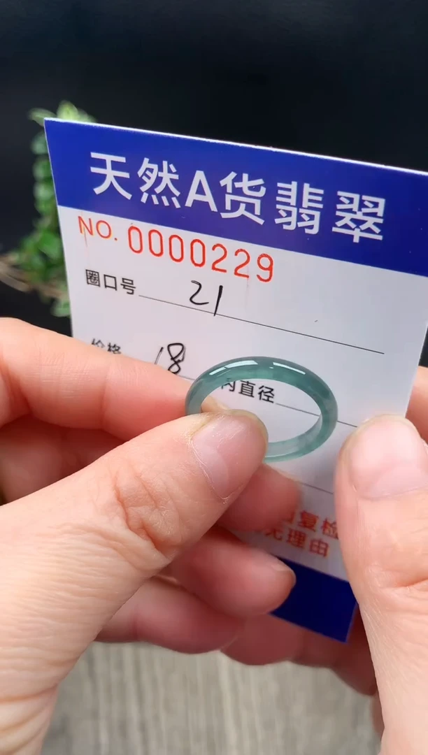 未镶嵌戒指翡翠21#