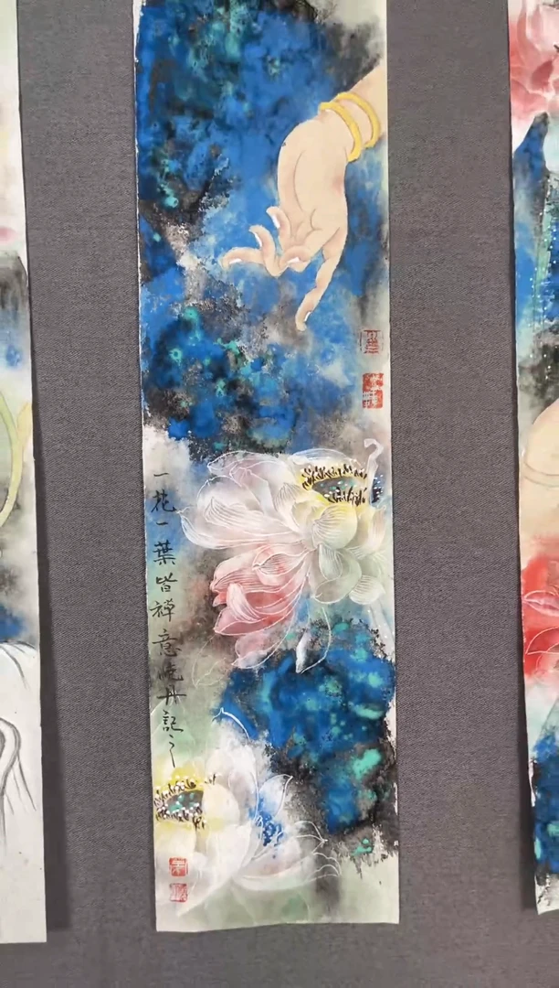 国画国画山水花鸟作品