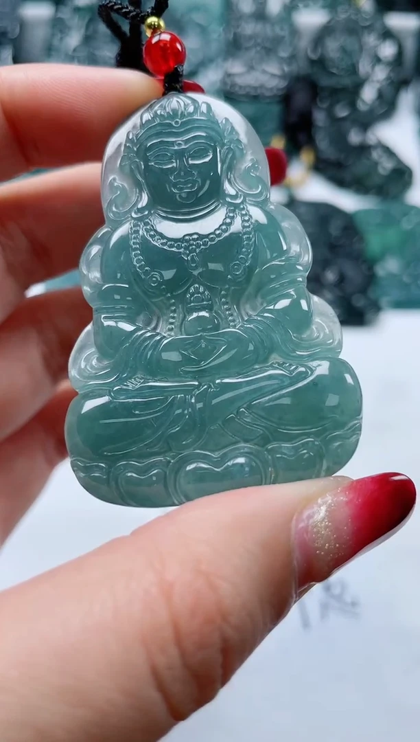 【闪购商品】翡翠颈饰未镶嵌多样性发货一件发货-度母
