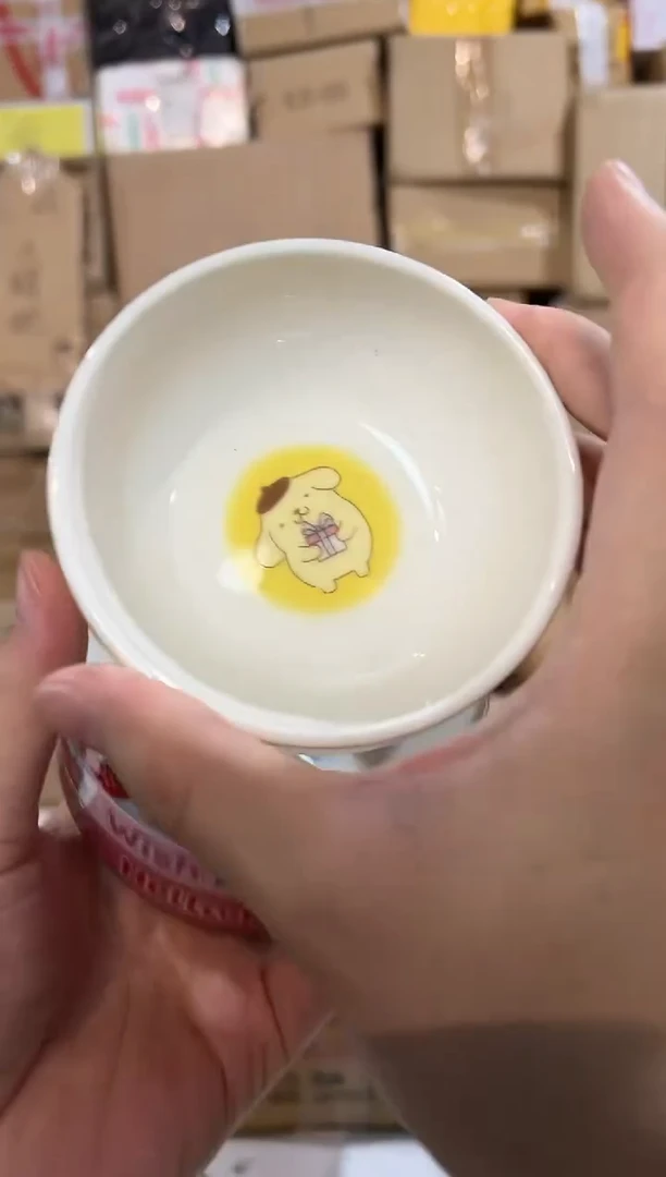 瓷片三利鸥甜品小碗4件套