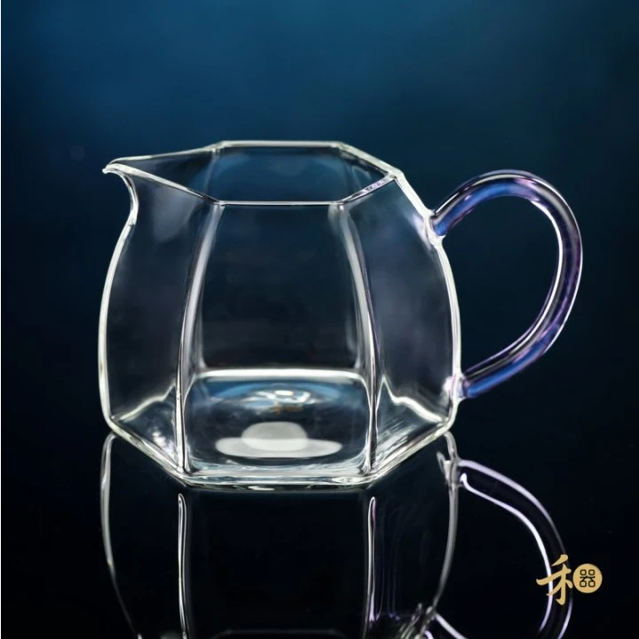 禾器晶彩·棱然茶海 高硼硅 玻璃公道杯 高端茶器