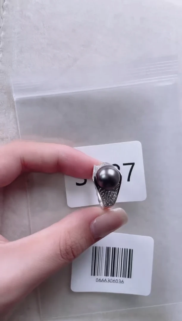 【闪购商品】海水珍珠戒指银S925镶嵌S787