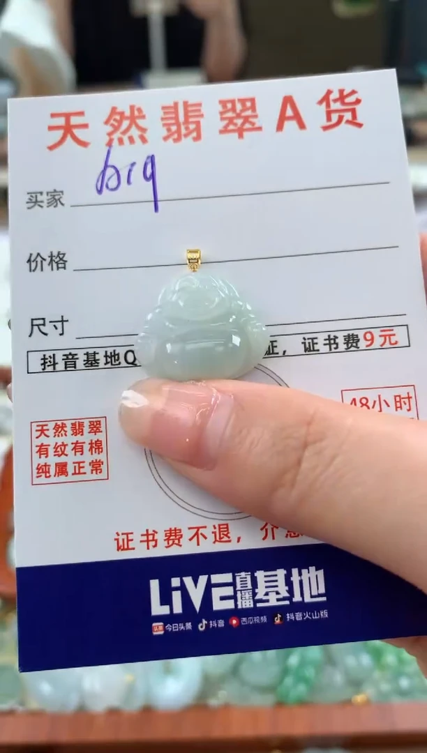 【闪购商品】翡翠颈饰18K金镶嵌多样性发其一