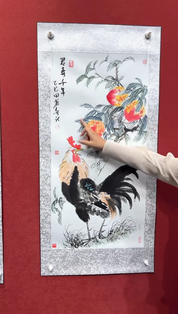 国画田哲老师现场创作 24
