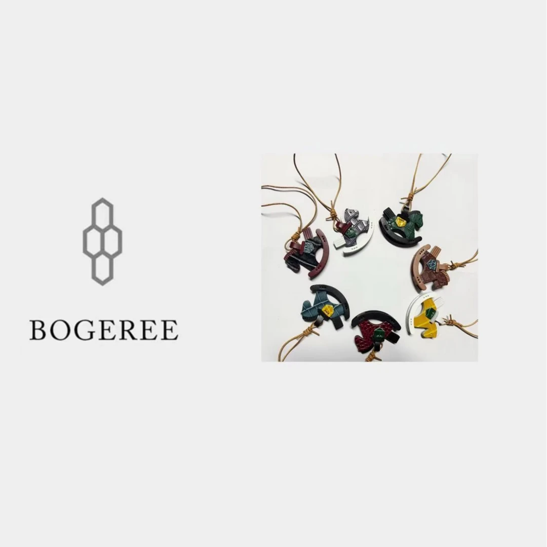 【BOGEREE】杜杜 · 手工高定2025新款女士真皮鳄鱼纹摇摇马