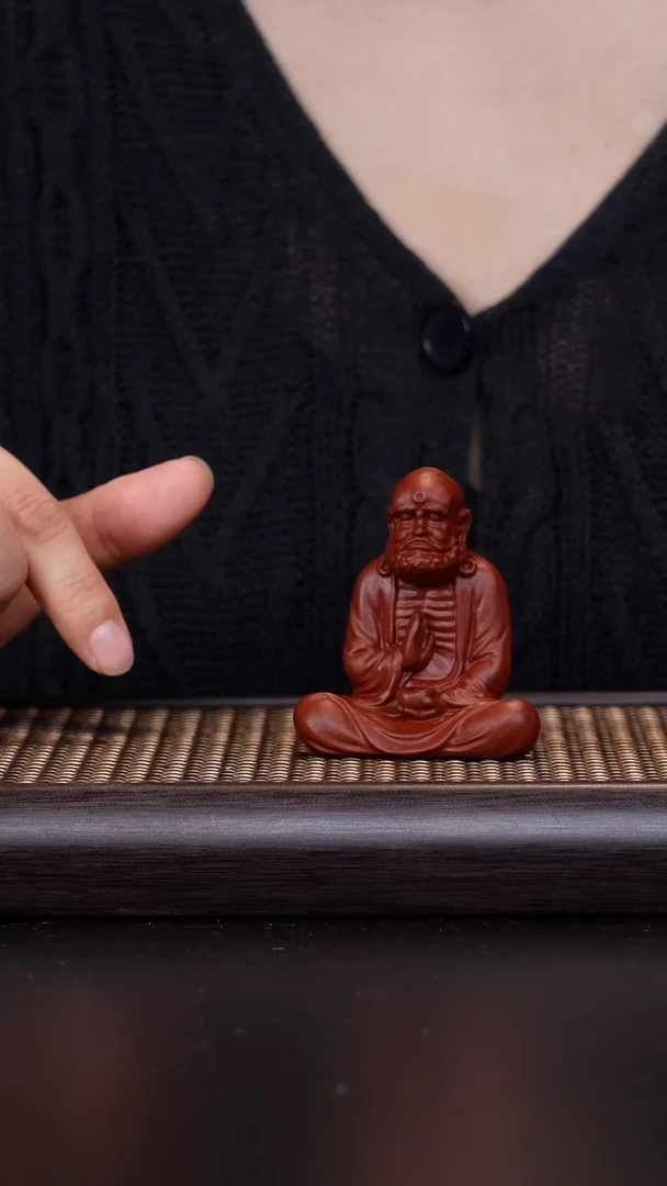 茶杯紫砂 宜兴原矿紫砂@@达摩