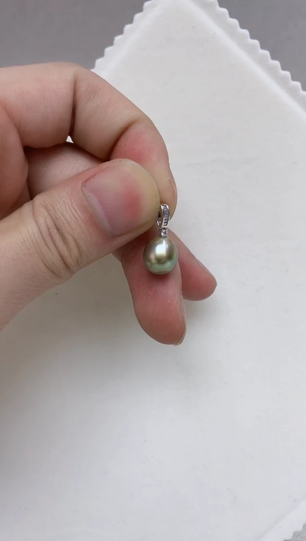 14K金镶嵌颈饰海水珍珠