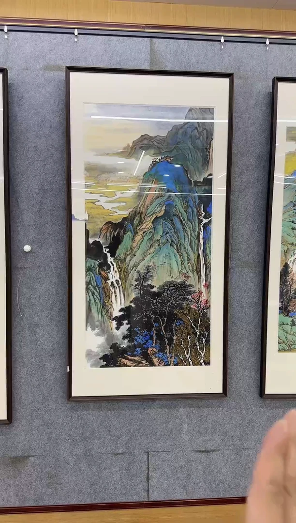 绘画静**深Y-王红兵-四尺-山水画不带框