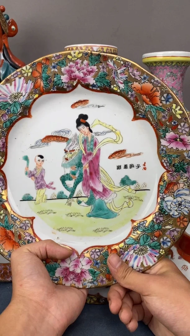 摆件陶瓷567精品老厂瓷微瑕慎拍（已开价）