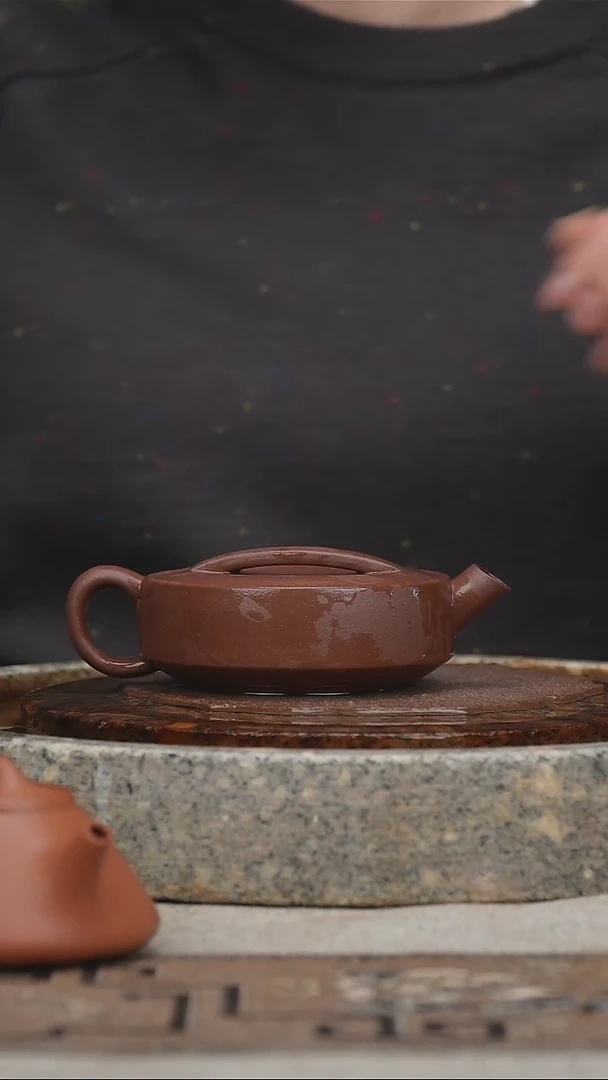 【闪购商品】紫砂茶壶宜兴原矿无添加底槽清汉瓦150cc独孔