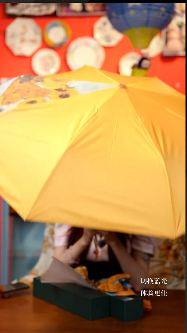 187Vonlilienfeld费乐德全自动伞（向日葵双层）遮阳伞53.5/8k