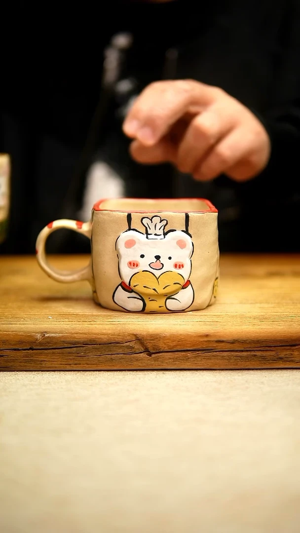 @@陶园瓷舍@@纯手工手绘@高温釉下彩