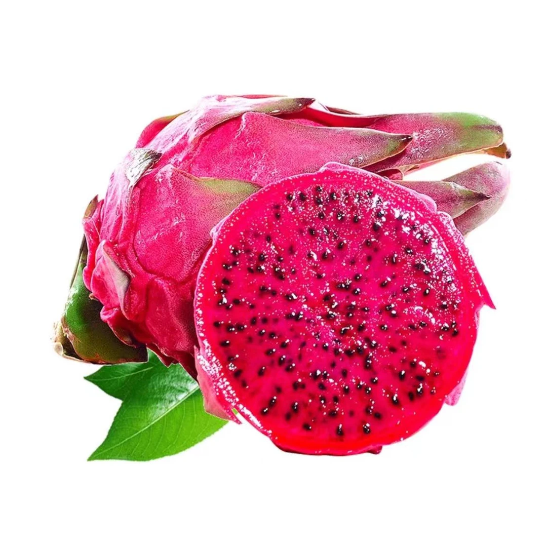 《果虎》海南红心火龙果新鲜水果 香甜多汁顺丰包邮g海南省