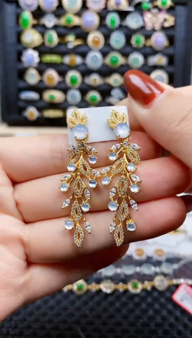 银S925镶嵌戒指翡翠358