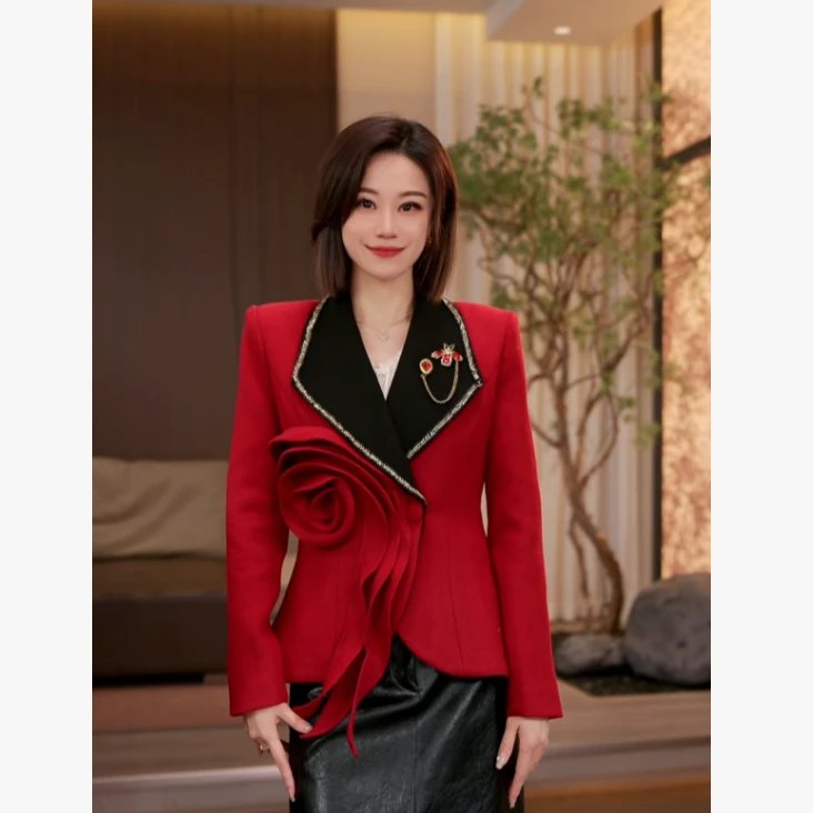 【洛神之恋】Molly百搭时尚气质显瘦轻奢优雅爆款女士外套 M2530289