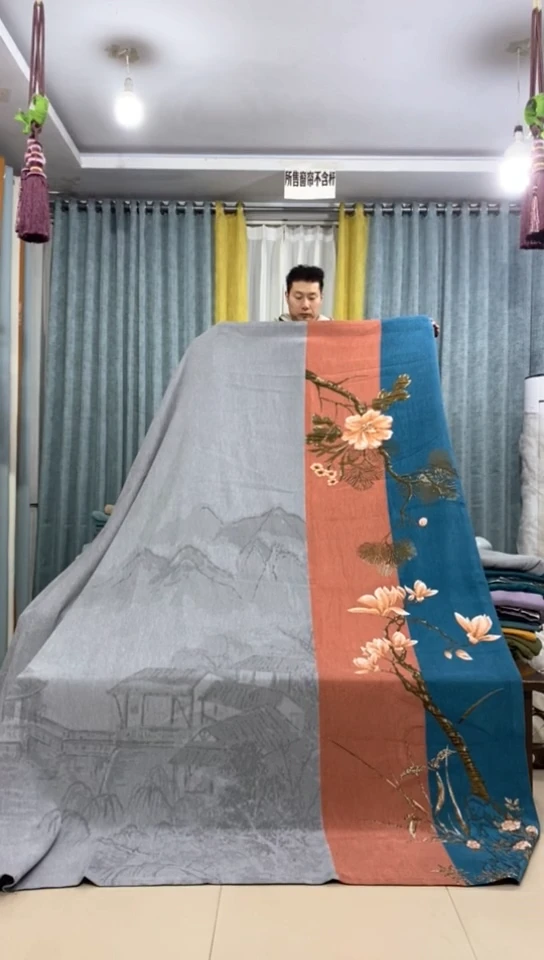 布成品窗帘    7*2.7