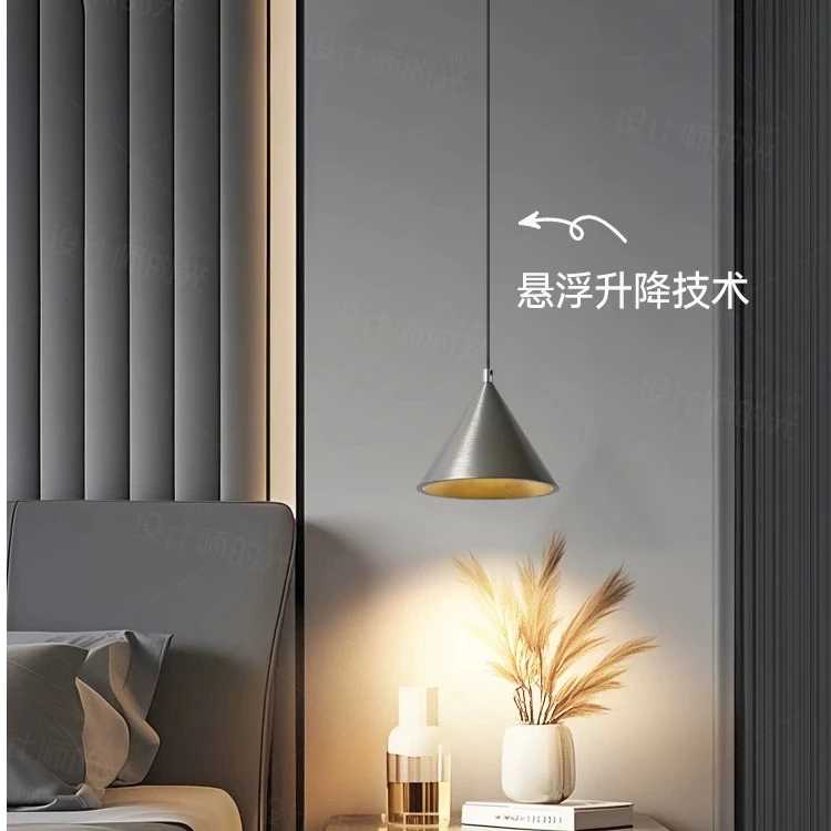 铭博意式极简卧室床头吊灯创意几何简约设计师背景墙过道床头壁灯