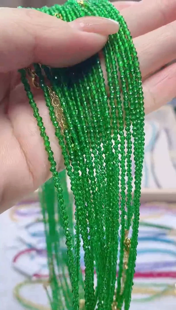 【闪购商品】尖晶石颈饰14K金镶嵌诗颜珠宝甄选SYZB350