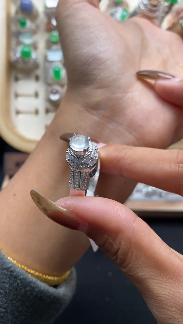 未镶嵌戒指翡翠缅甸天然a货翡翠