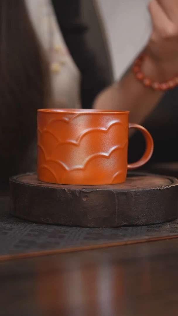 【闪购商品】杯87柴房陶瓷丨金红咖啡杯