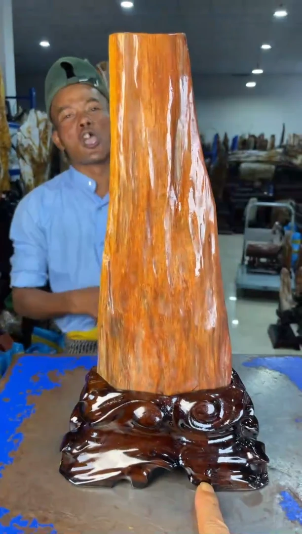 未镶嵌摆件硅化玉29