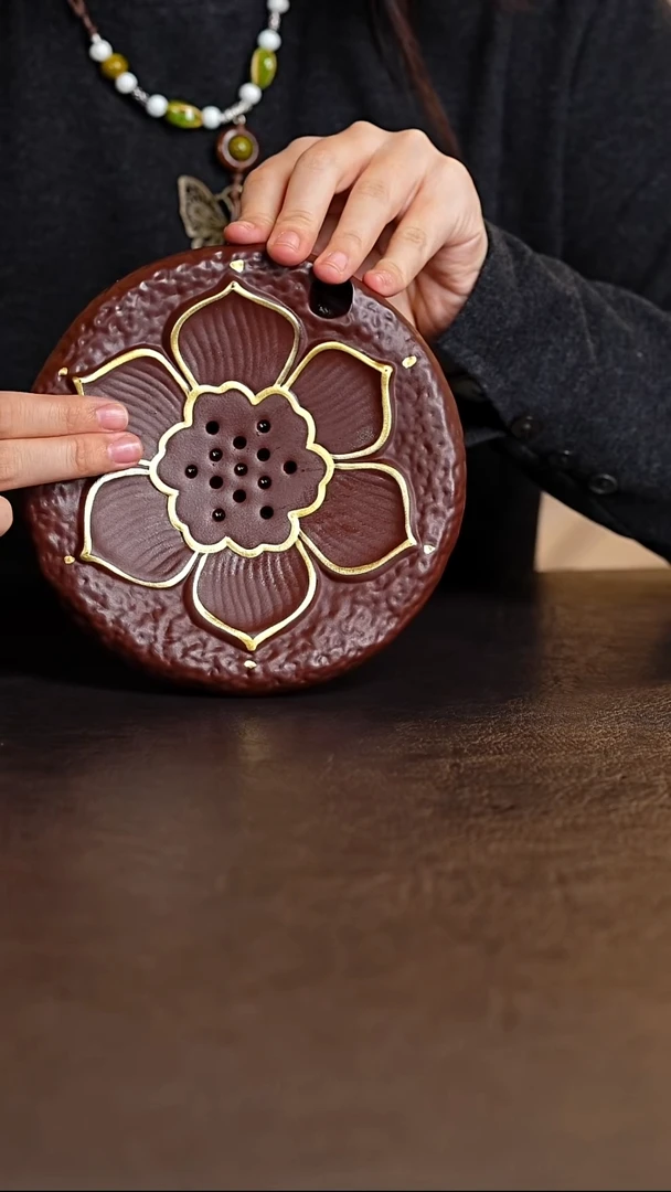 紫砂茶盘荷花茶盘