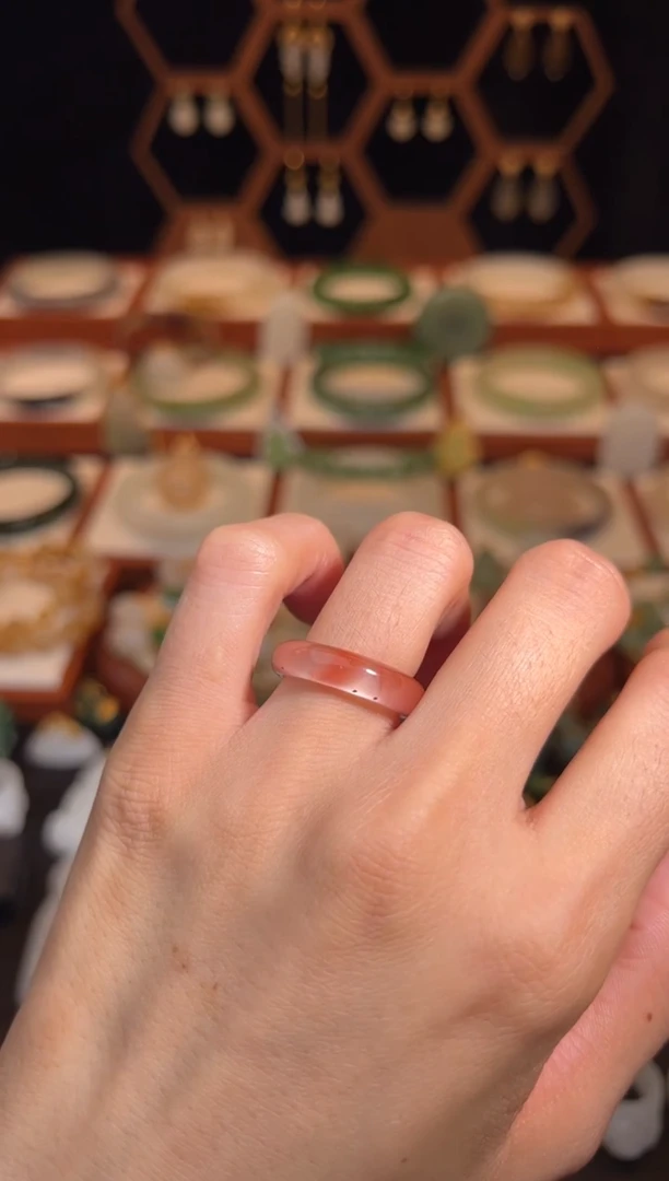 未镶嵌戒指南红玛瑙?****的12