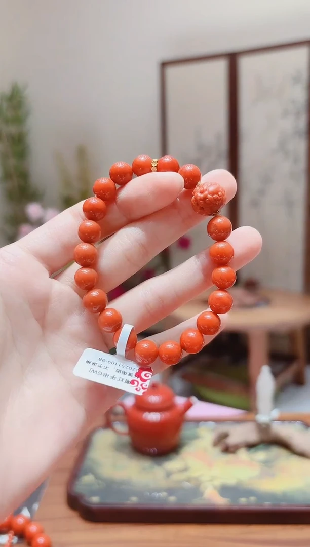 未镶嵌手串南红玛瑙南红手串GWJ1109-98多样性发货