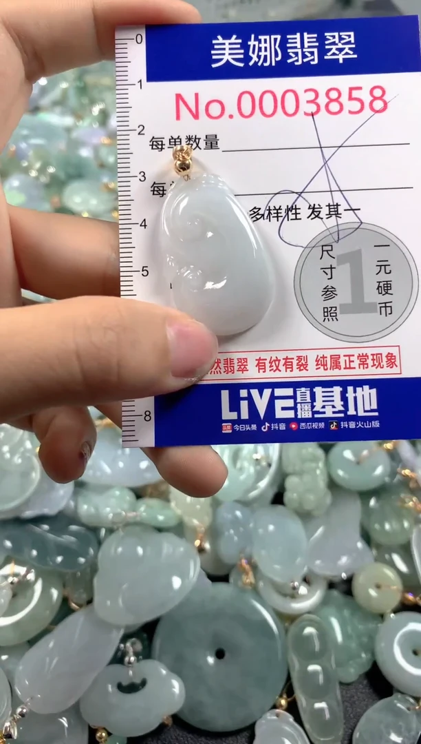 颈饰未镶嵌翡翠3858