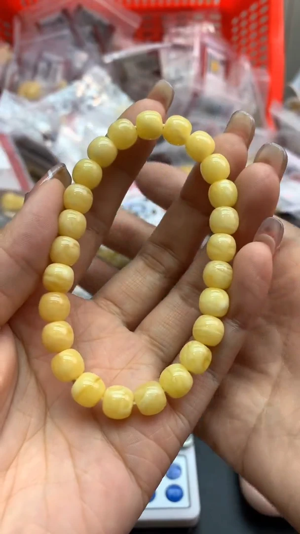 未镶嵌琥珀珠宝奇石墨**花611